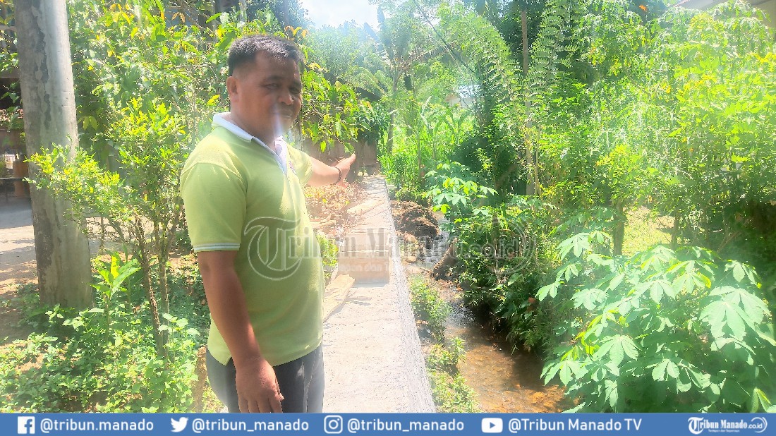 Manfaatkan Dandes Tahap Satu, Desa Karimbow Talikuran Dibangun Talud 111 Meter