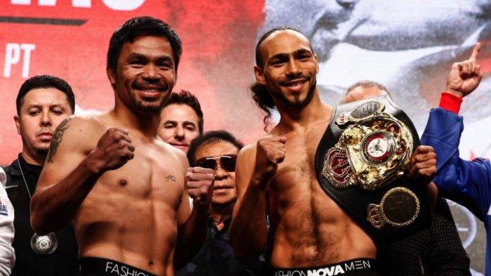 BERLANGSUNG LIVE STREAMING World Boxing Manny Pacquiao Vs Keith Thurman, Cek Link Disini