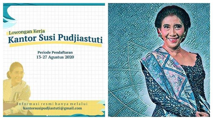 Lowongan Kerja Kantor Susi Pudjiastuti Masih Dibuka sampai 27 Agustus 2020, Simak Persyaratannya Ini