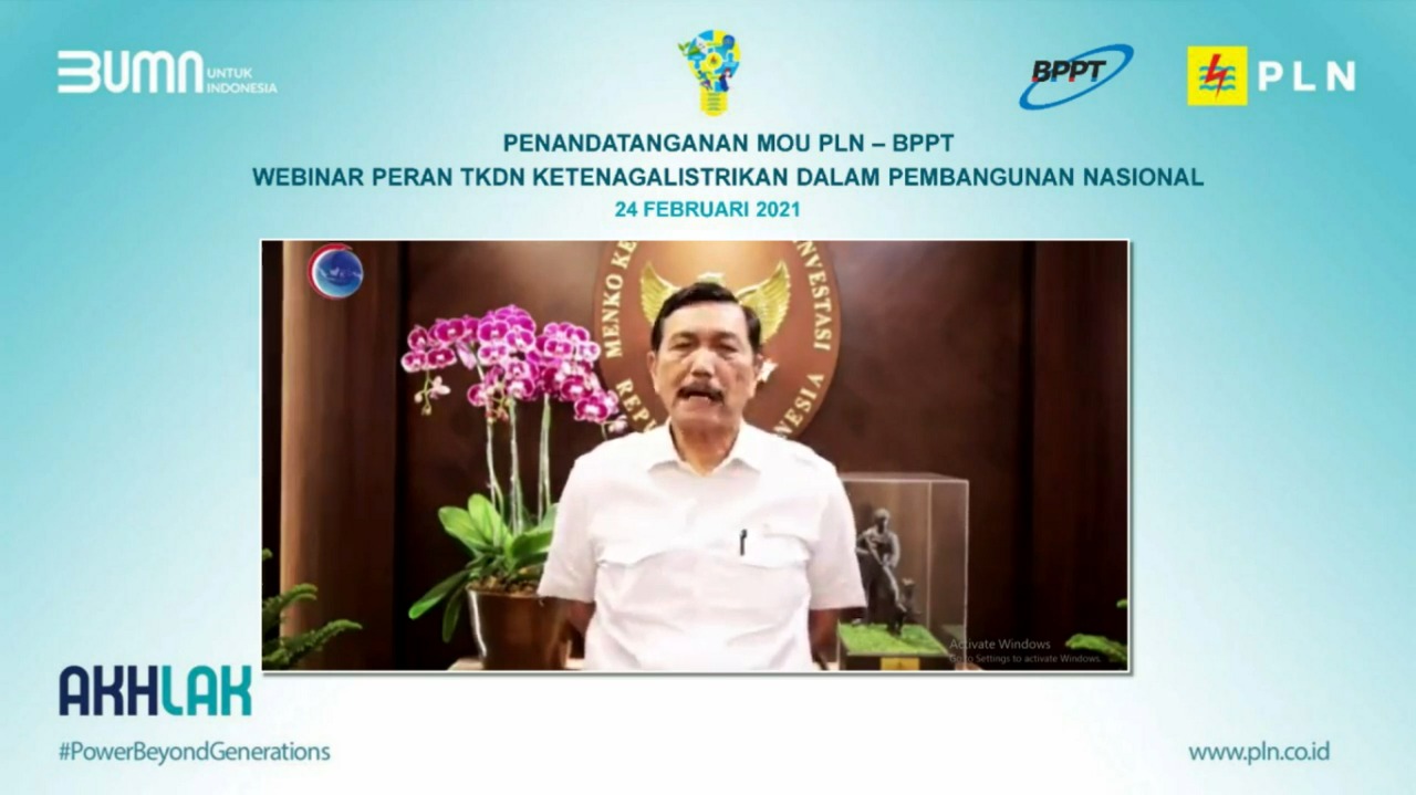 Tingkatkan Penggunaan TKDN Nasional, PLN - BPPT Teken MoU