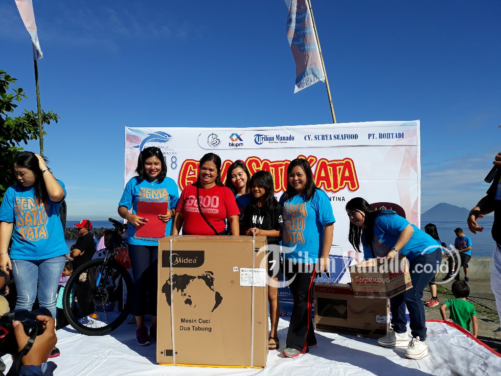 Bocah 12 Tahun Dapat Mesin Cuci dari BKIPM Manado