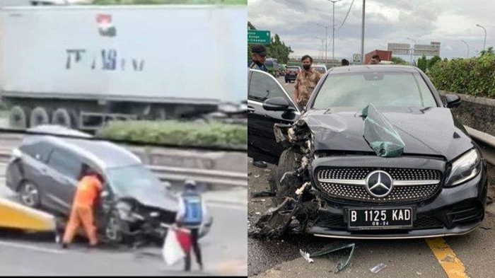 Kecelakaan Pukul 17.00 WIB, Mercy Lawan Arah di Tol Sebabkan Tabrakan Beruntun, Begini Pengakuannya