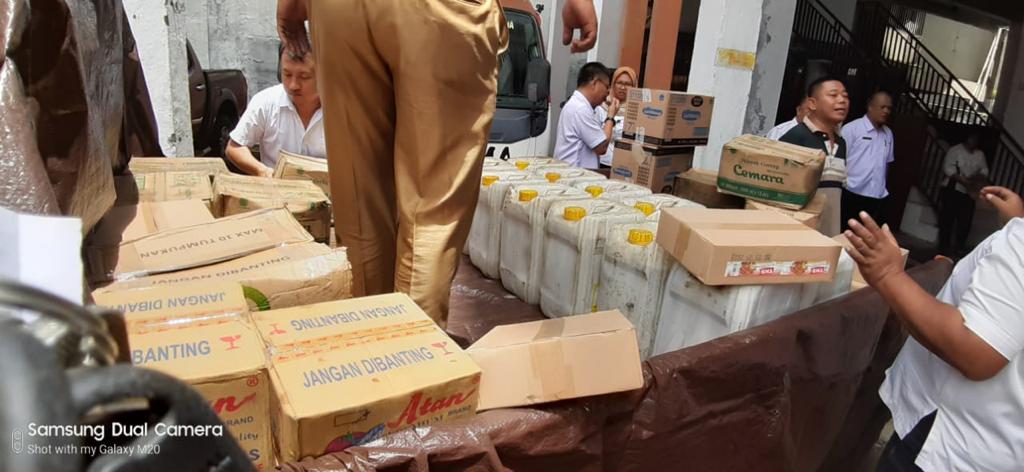 OD-SK Turunkan Tim Penanggulangan Bencana Bantu Pemkab Bolmut, Salurkan Bantuan Tahap Awal