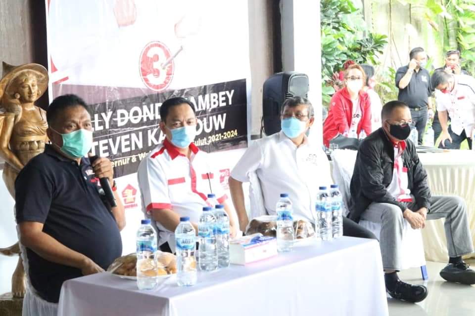 Olly Dondokambey Kampanye Perdana di Tomohon, Ungkap Program Asuransi 100.000 Petani