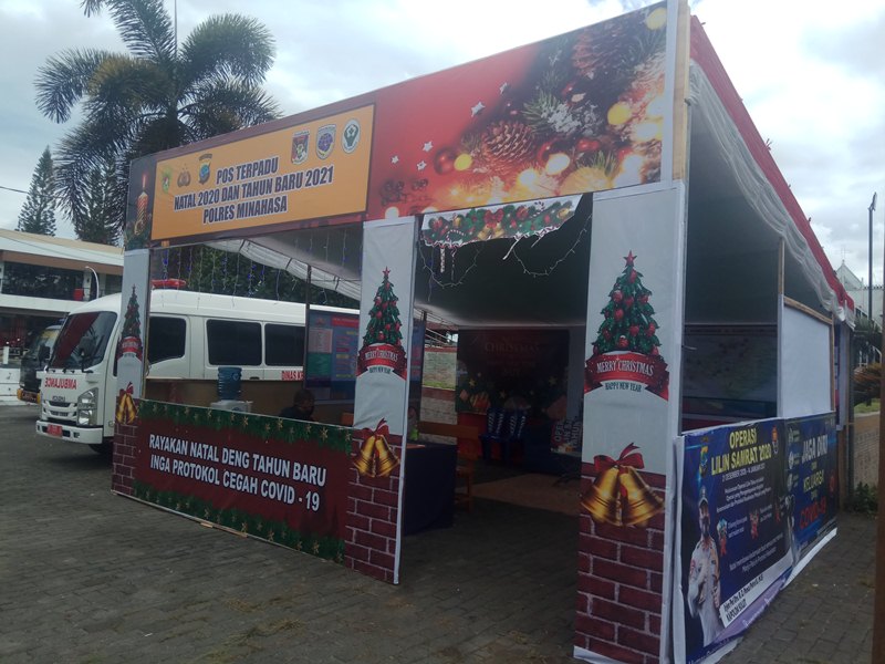 Operasi Lilin Samrat 2020, Kapolres Minahasa Tekankan Kedepankan Kemanusiaan dan Prokes