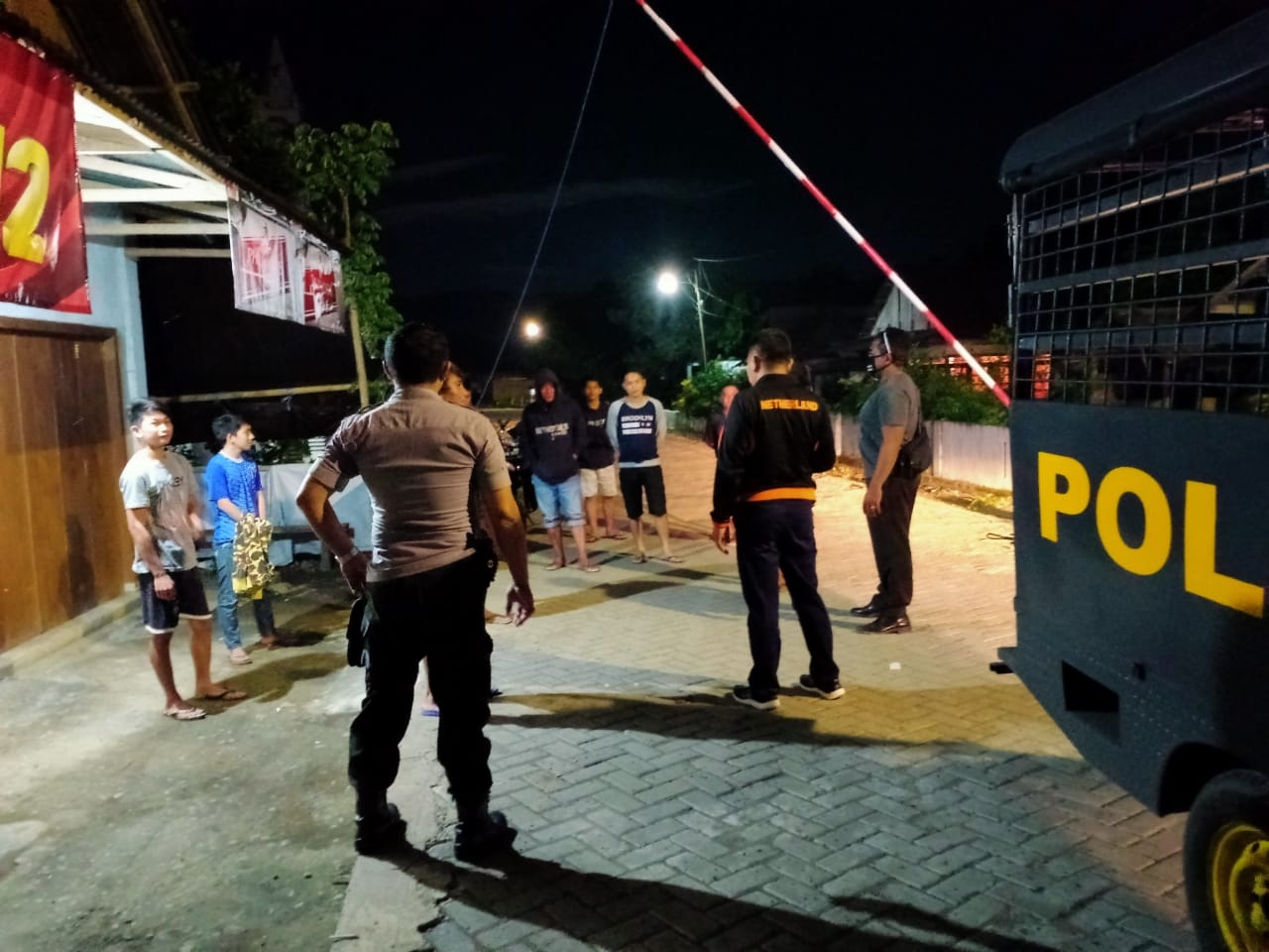 Polres Minsel Patroli Rutin Cipkon Cegah Keramaian Masyarakat