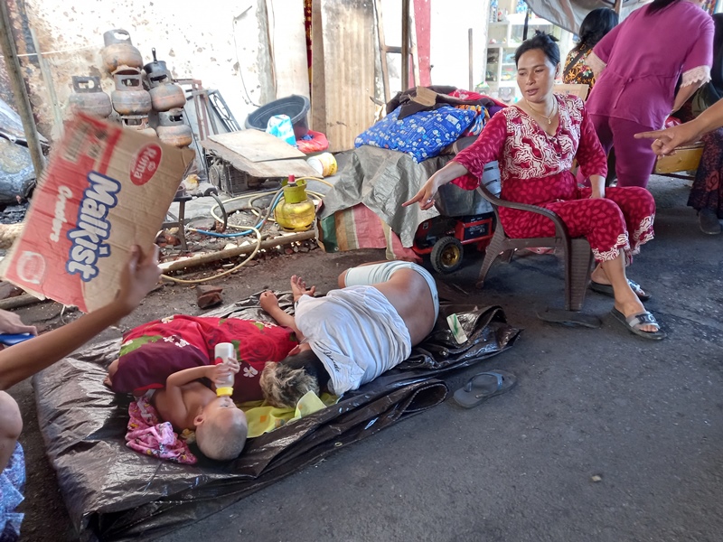 Korban Kebakaran di Calaca Keluhkan Tidak Ada Bantuan Tempat Tidur, BPBD Manado Tak Respon