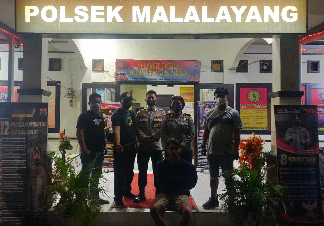 Lakukan Penikaman, Remaja 16 Tahun Ditangkap Polsek Malalayang Manado