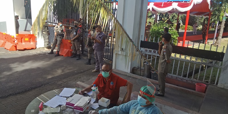 Pelantikan 5 Kepala Daerah di Sulawesi Utara Berlangsung dengan Protokol Covid yang Ketat