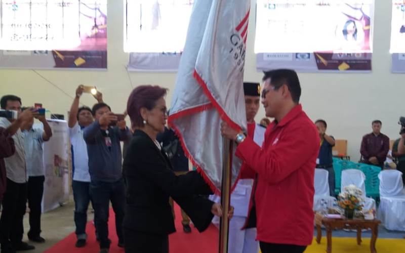 Joune Ganfa Pimpin PB GABSI Sulut, Dilantik Miranda Gultom di Tomohon