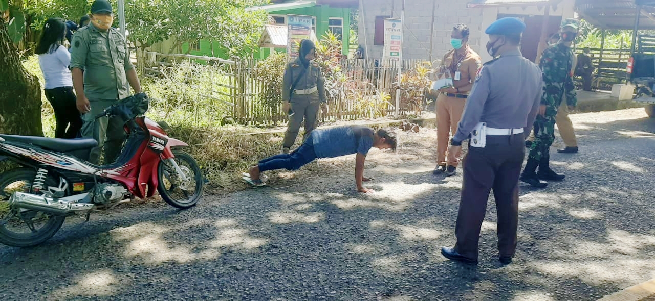 Tegakkan Disiplin Protokol Kesehatan, DPRD Bolmut Apresiasi Razia Masker Kepada Warga