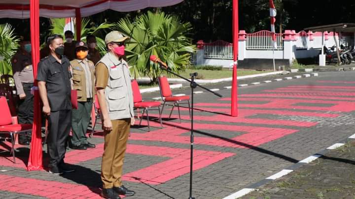 Pemkab Minut Gelar Apel Siap Siaga Bencana