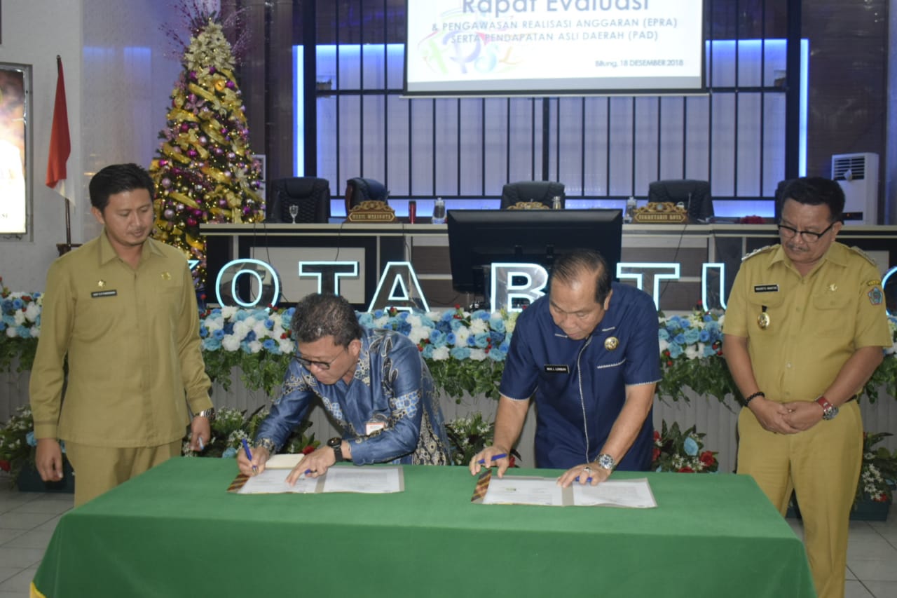 Pemkot Bitung Lakukan Rapat Evaluasi PAD dan EPRA