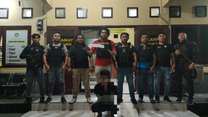 WL Warga Bitung Sulut di Tangkap Tarsius Presisi Polres, Sembunyikan Sajam di Tempat Pakaian