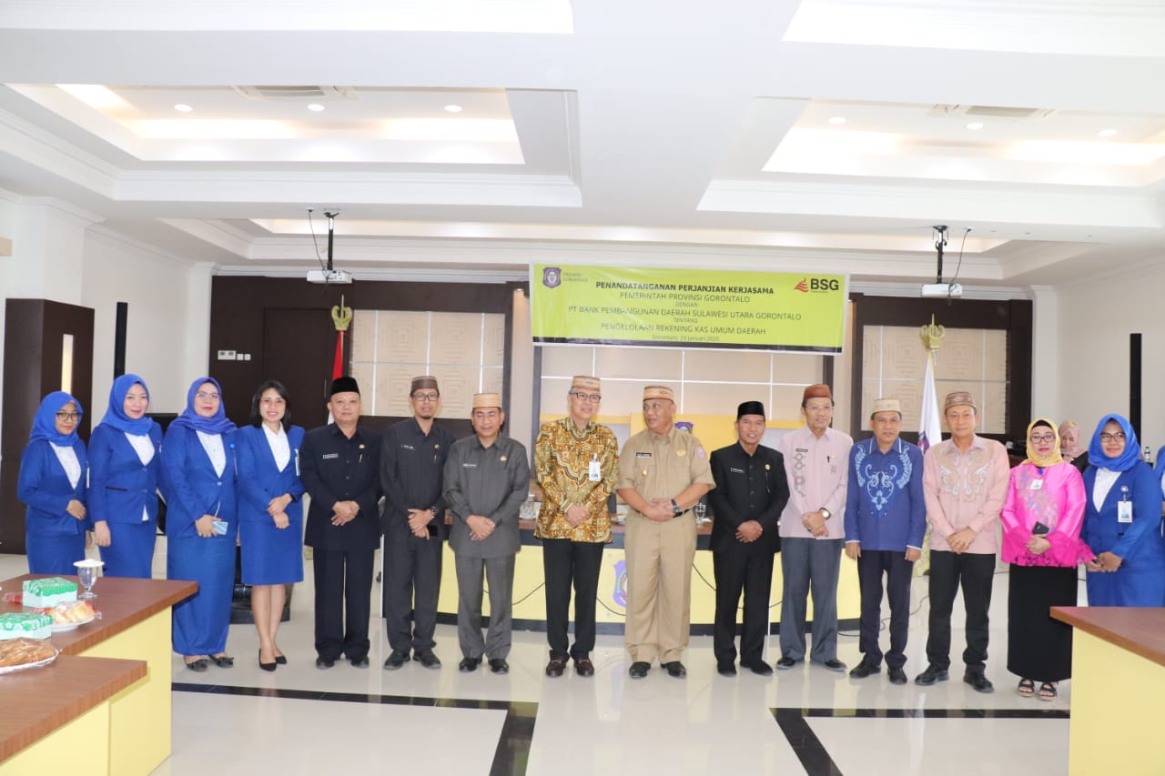 Pemprov Gorontalo Percayakan Rekening Kas Umum Daerah ke Bank SulutGo