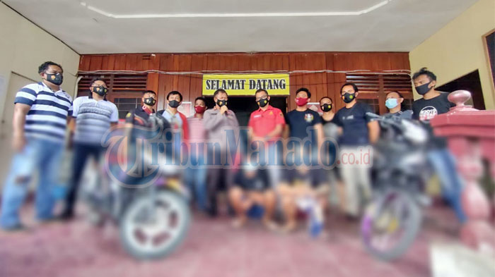 BREAKING NEWS Resmob Polres Bolsel Tangkap 2 Orang Asal Mitra dan Minahasa,Pelaku Curanmor di Bolsel