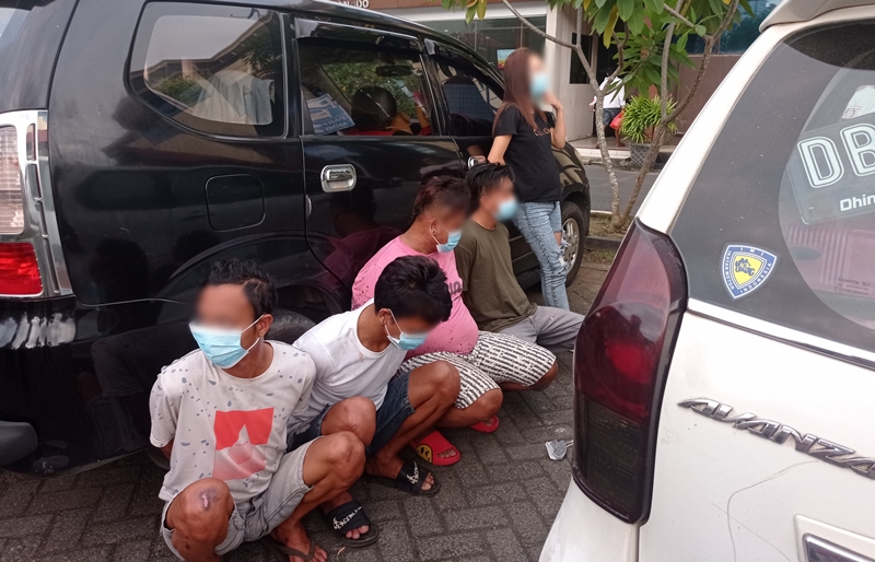 Terungkap Modus 5 Pelaku Pencurian di Alfamidi Mapanget Manado