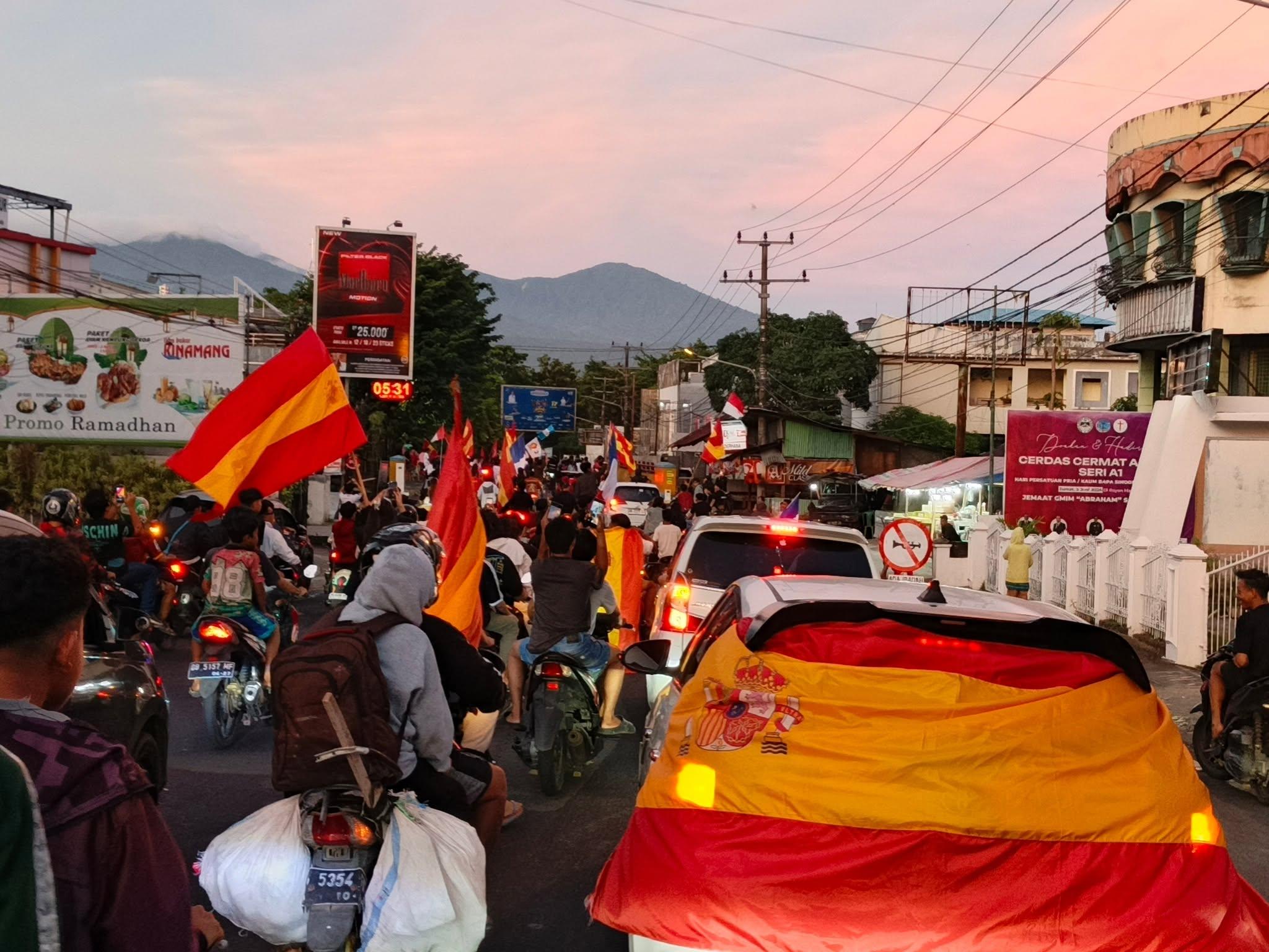 Belum Terkalahkan, Spanyol Lolos ke Semifinal Piala Dunia 2026, La Furia Roja Sulut Konvoi di Manado - Tribunmanado.co.id