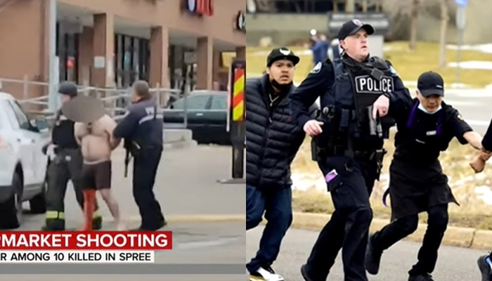 Penembakan Brutal Pria Tembak Mati 10 Orang di Supermarket, di Antaranya Polisi, Disiarkan Langsung