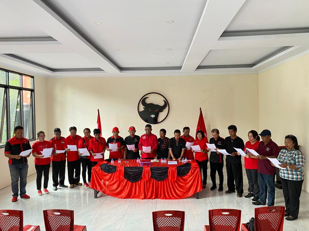 Menangkan Capres Ganjar Pranowo di Pemilu 2024, PDIP Kota Bitung Buat Pakta Integritas