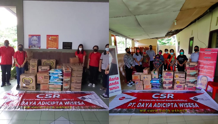 Rayakan HUT ke-13, DAW Berbagi dengan Yatim Piatu dan Lansia di Panti Jompo