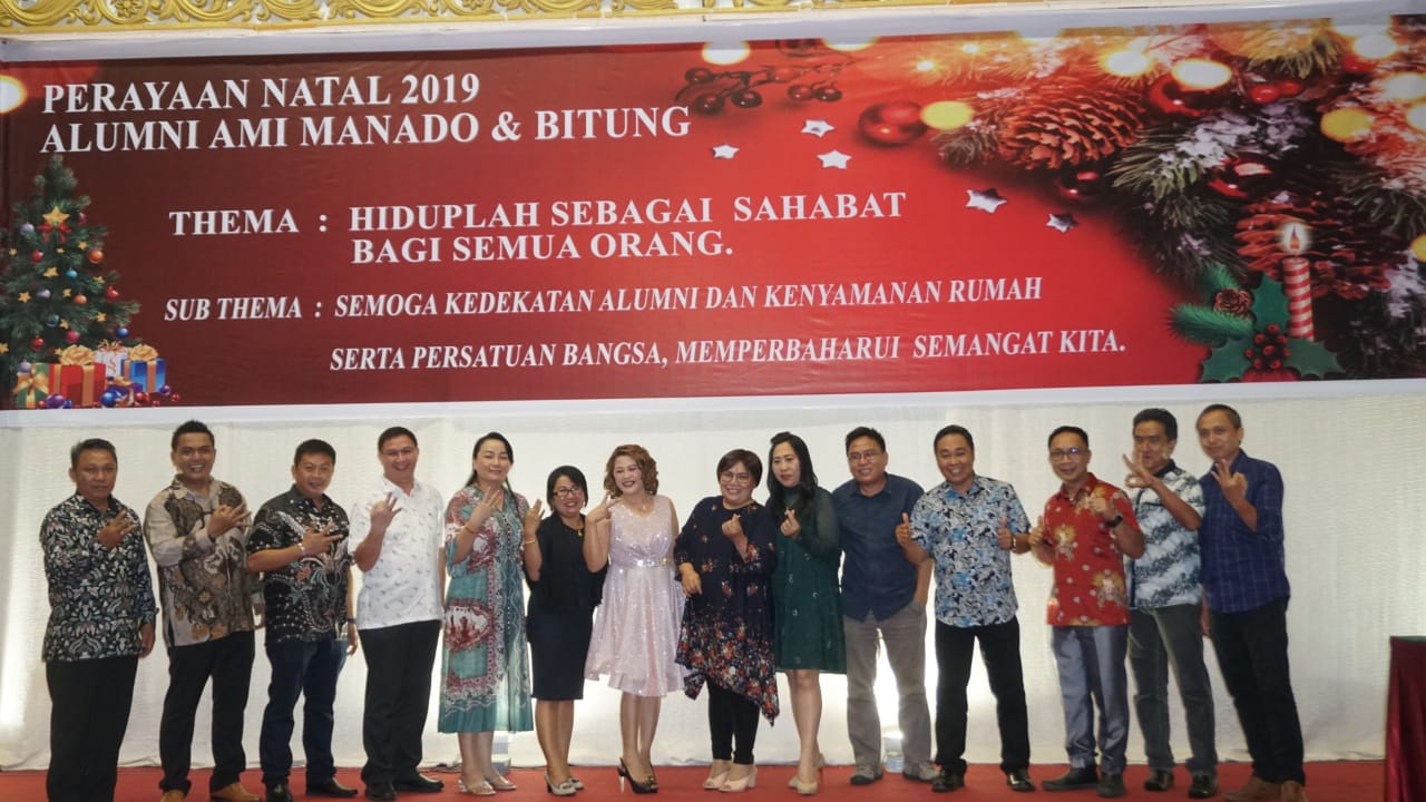 Alumni AMI Manado dan Bitung Gelar Perayaan Natal, Ada Pesan Buat Pemerintah Kota Bitung