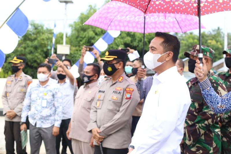 Hadiri Peresmian Gedung Kantor Polsek Tutuyan, Bupati Boltim: Pemkab Siap Bantu Polri