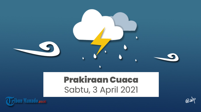 Peringatan Dini BMKG Hari Sabtu 3 April 2021, Cuaca Ekstrem Berpotensi Terjadi di 3 Wilayah Ini
