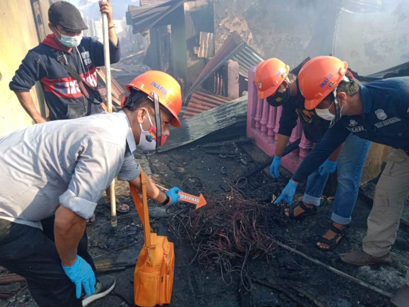 Ini Keterangan Polisi Terkait Kebakaran Hebat di Pasar Tua Bitung