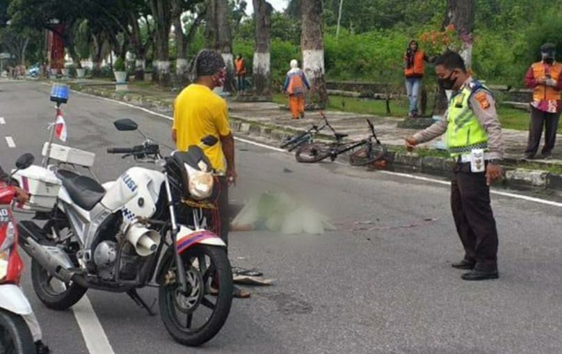 Lakalantas Maut, PNS Tewas Mengenaskan Terlindas Mobil Pajero saat Bersepeda, Pengemudinya Kabur