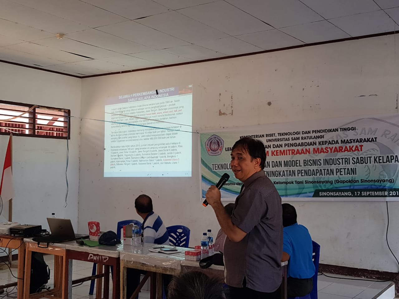 PKM Unsrat Jadikan Sinonsayang 'Pilot Project' Pengembangan Sabut Kepala