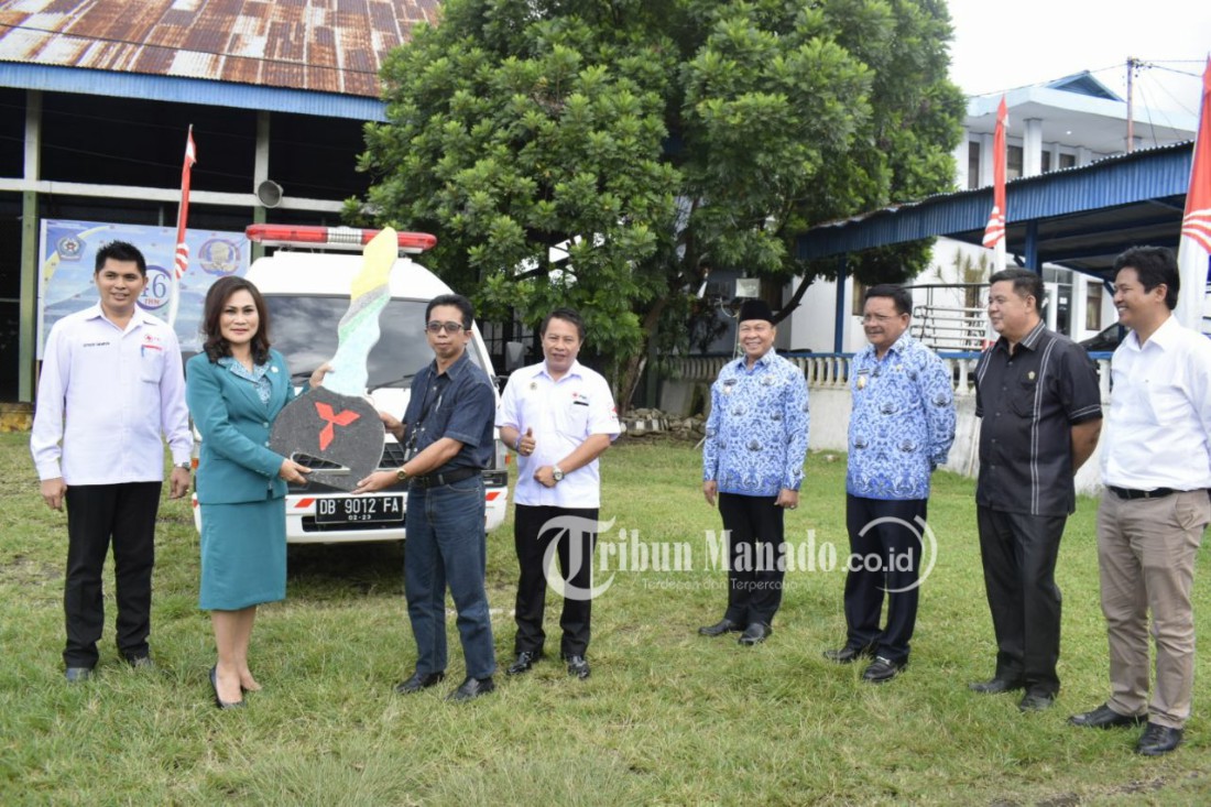 PMI Bitung Dapat Ambulans dari PT MSM