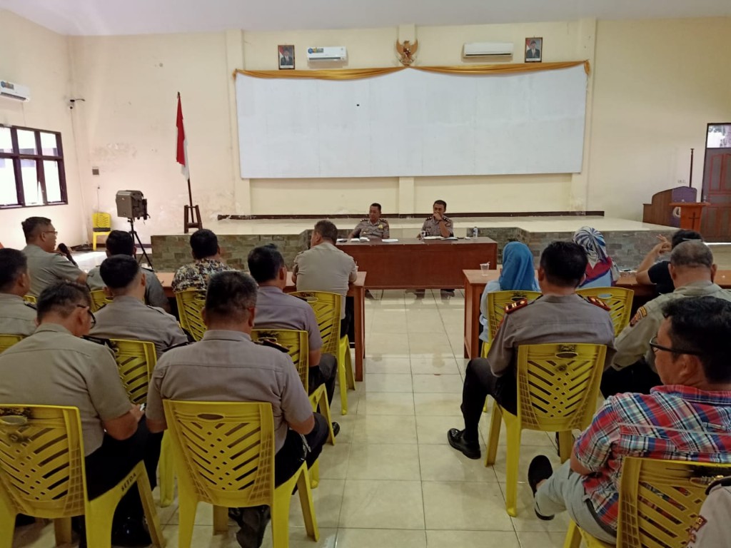Polres Kabupaten Ini Gelar Rapat untuk Amankan Natal dan Tahun Baru