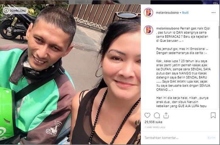 VIRAL Sungguh Mengharukan, Driver Ojol Terima Orderan Artis yang Pernah Menolongnya 23 Tahun Lalu