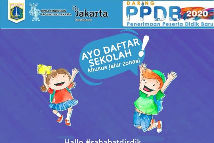 Berikut Ini Tahap Pendaftaran PPDB SD, SMP, SMA DKI Jakarta Lewat Jalur Zonasi yang Dibuka Hari Ini