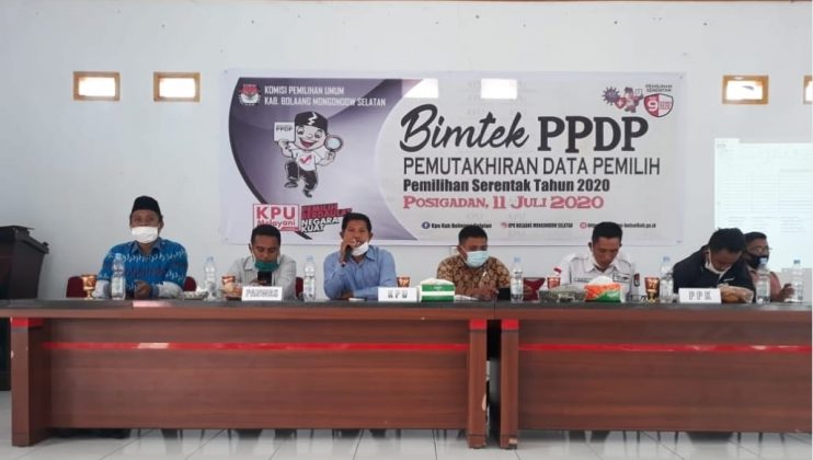 PPDP Kecamatan Posigadan Ikuti Bimtek, Hirsan Tegaskan Kevalidan Data Itu Penting