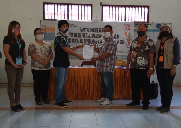 PPK Amurang Timur Plenokan 1.441 Dukungan untuk Calon Perseorangan