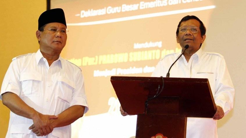 Menko Polhukam Mahfud MD Belum Tahu Isi Konsep Pertahanan Prabowo Subianto