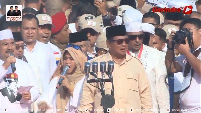 Janji Prabowo saat Kampanye Akbar di GBK: Saya akan Melawan Pemimpin yang Menipu Rakyat Sendiri