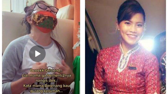 Tangisan Ibunda Pramugari SJ 182 Grislend Gloria Natalies: ''Pulang Kak Grislend, Berenang Boru''