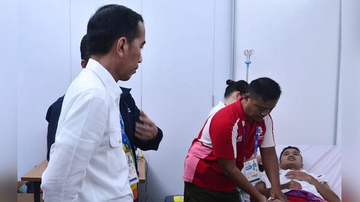 Alami Cedera, Presiden Jokowi Berikan Perhatian Kepada Anthony Ginting
