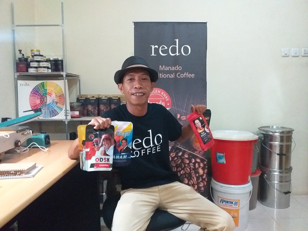 Terbentur Pandemi Covid-19, Redo Coffee Dapat Orderan Suvenir Kampanye dari Paslon