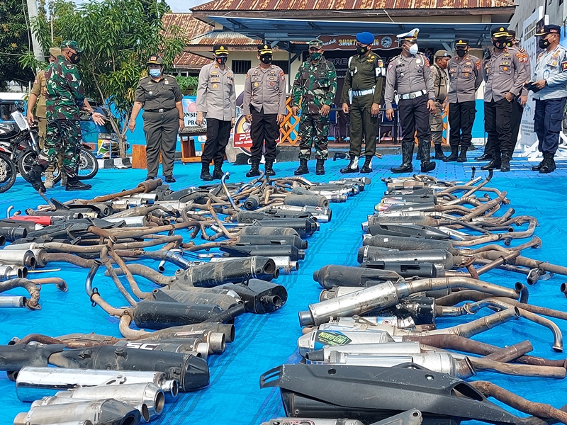 Delapan Unit Motor, Sudah Setahun Tak Diambil Pemilik di Polres Bitung, Ini Penjelasan Kasat Lantas