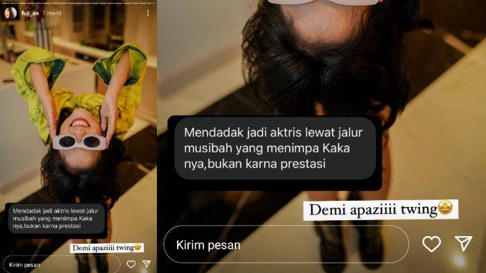 Reaksi Fuji saat Tuai Cibiran Jadi Artis Lewat Musibah Menimpa Vanessa Angel dan Bibi Ardiansyah