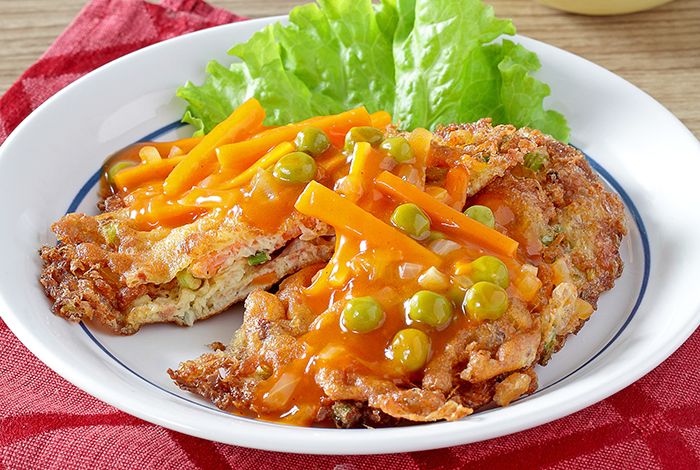 Resep dan Cara Membuat Fuyunghai Ayam dan Sayur, Lengkap dengan Bahan Saus Gampang Dibuat Dirumah