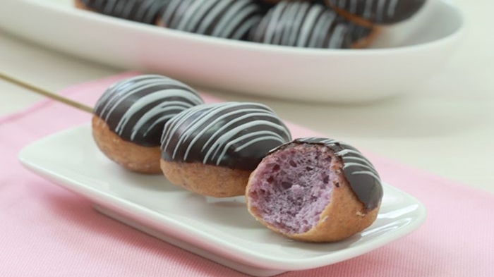 Resep Camilan Sore Teman Ngopi: ''Sate Donat Ubi''