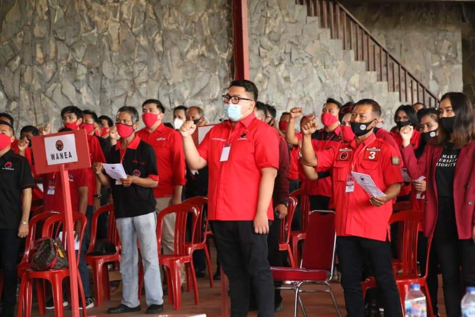 Rio Dondokambey Pimpin PAC Wenang, Ketua Bapilu Salut Putra Bendahara DPP PDIP Berkarir dari Bawah