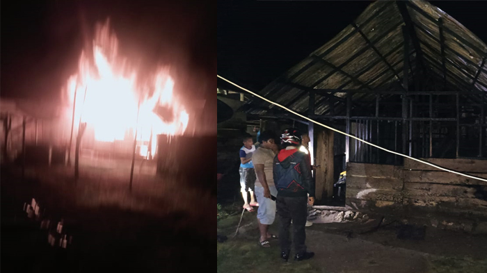 Rumah Ditinggal untuk Nonton TV, Dengar Kabar Sudah Terbakar, Terjadi di Talaud Sulawesi Utara