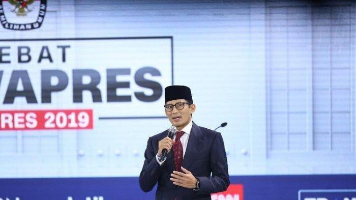 Debat Cawapres - Ganti dengan Penerusan Minat dan Bakat, Sandiaga akan Hapus Sistem Ujian Nasional