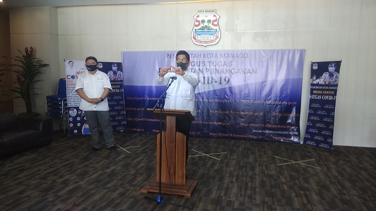 Manado Masih Zona Merah, Gugus Tugas Sampaikan Masyarakat Tetap Disiplin Protokol Kesehatan